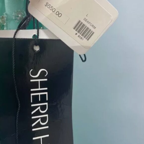 Sherri Hill Formal/Prom Gown Style 50132 NWT Seaform Size 6 - Picture 5 of 9